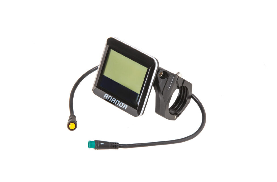 DISPLAY LCD 36V ATTACCO CENTRALE PER MOTORE ANANDA SPINOTTO 7mm